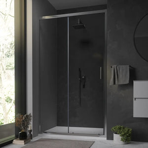 Nicchia doccia 100 cm reversibile scorrevole vetro 6 mm trasparente h 198 | Tahiti