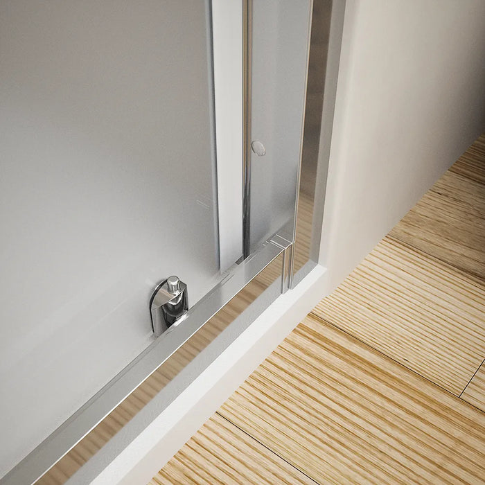 Porta doccia 110cm reversibile scorrevole vetro 6mm stampato h190 | Tenerife