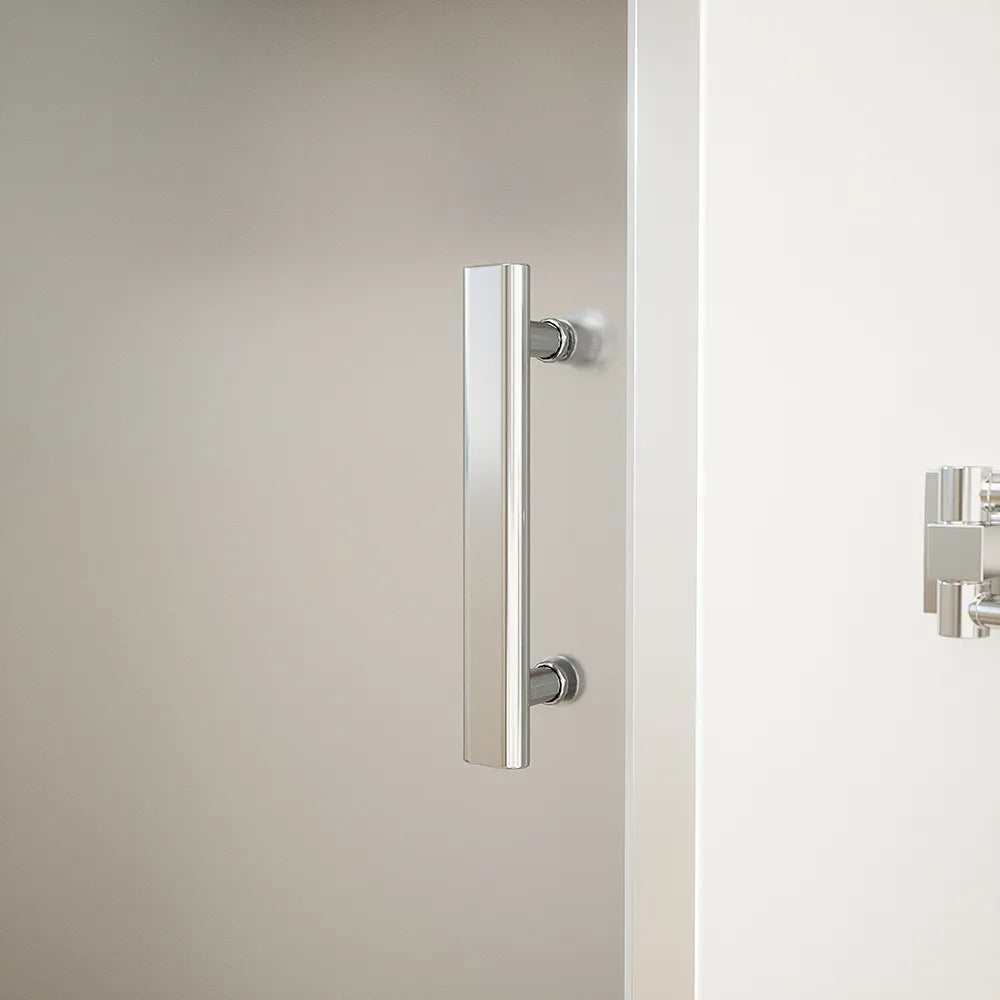 Porta doccia 130cm reversibile scorrevole vetro 6mm stampato h190 | Tenerife