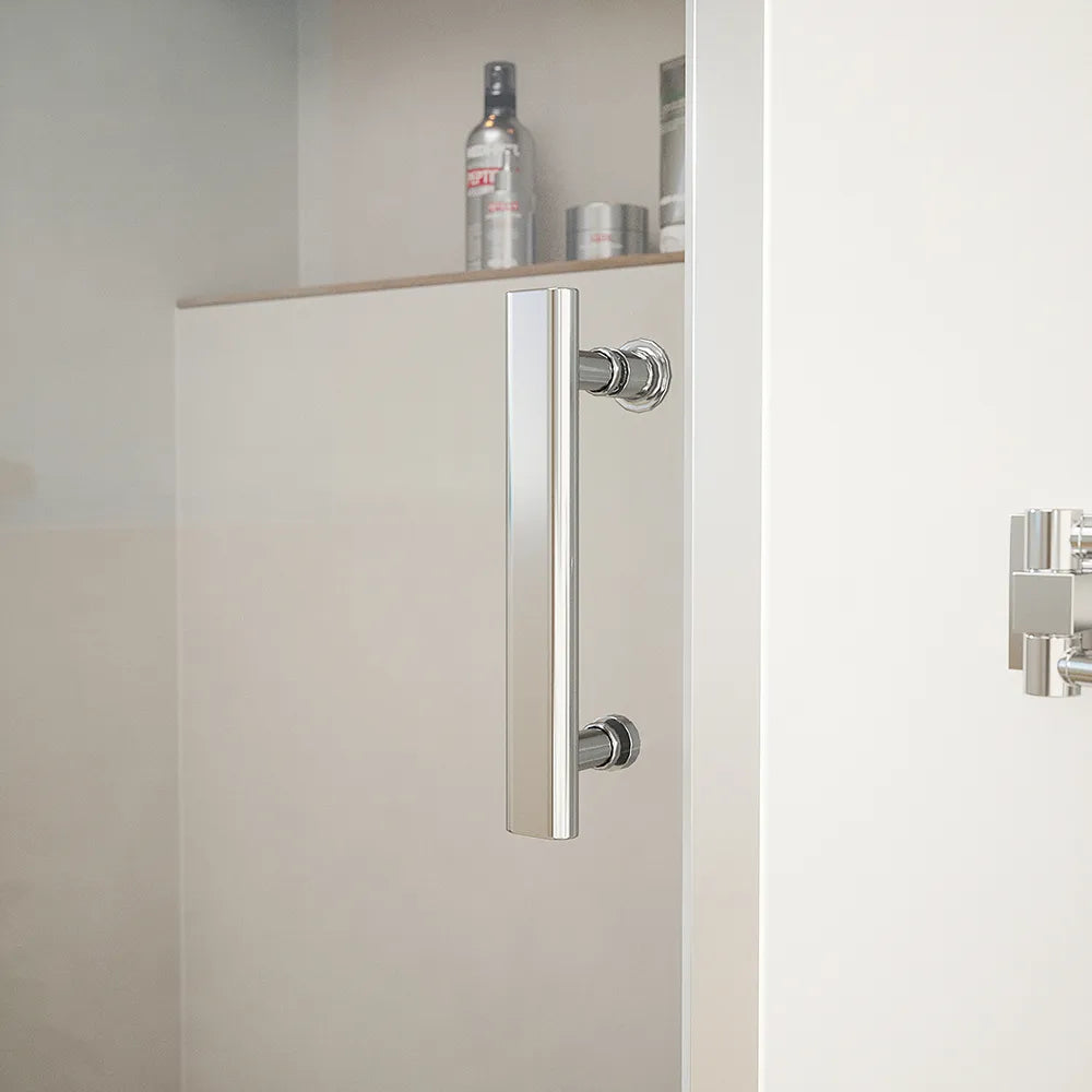 Porta doccia 150cm reversibile scorrevole vetro 6mm trasparente h190 | Tenerife