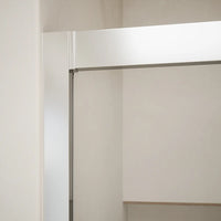 Porta doccia 150cm reversibile scorrevole vetro 6mm trasparente h190 | Tenerife