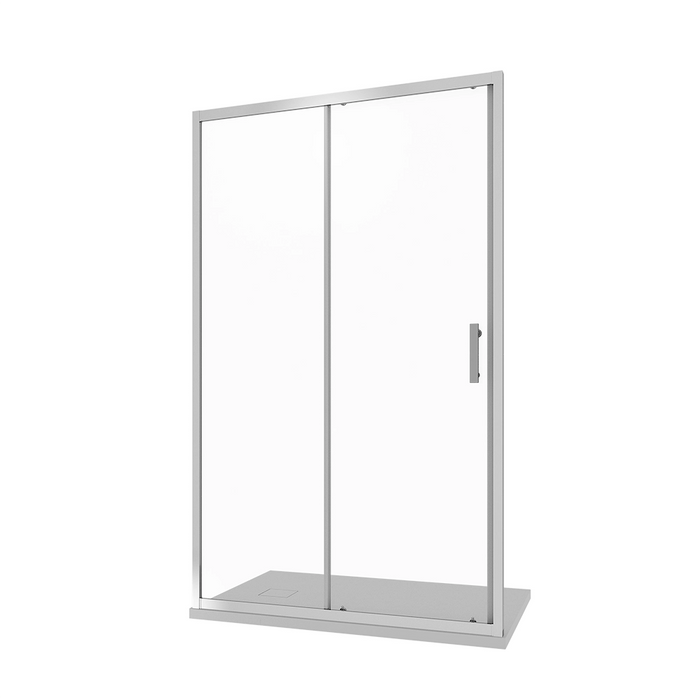 Porta doccia 110cm reversibile scorrevole vetro 6mm trasparente h190 | Tenerife