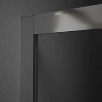 Nicchia doccia 110 cm reversibile scorrevole vetro 6 mm opaco h 198 | Tahiti