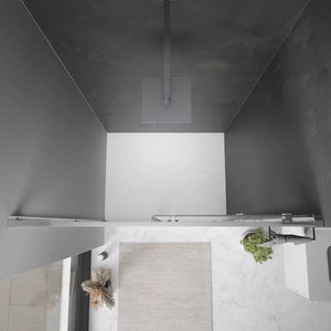 Nicchia doccia 120 cm reversibile scorrevole vetro 6 mm opaco h 198 | Tahiti