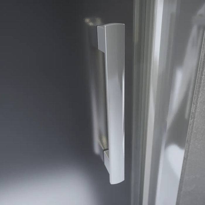 Nicchia doccia 110 cm reversibile scorrevole vetro 6 mm opaco h 198 | Tahiti