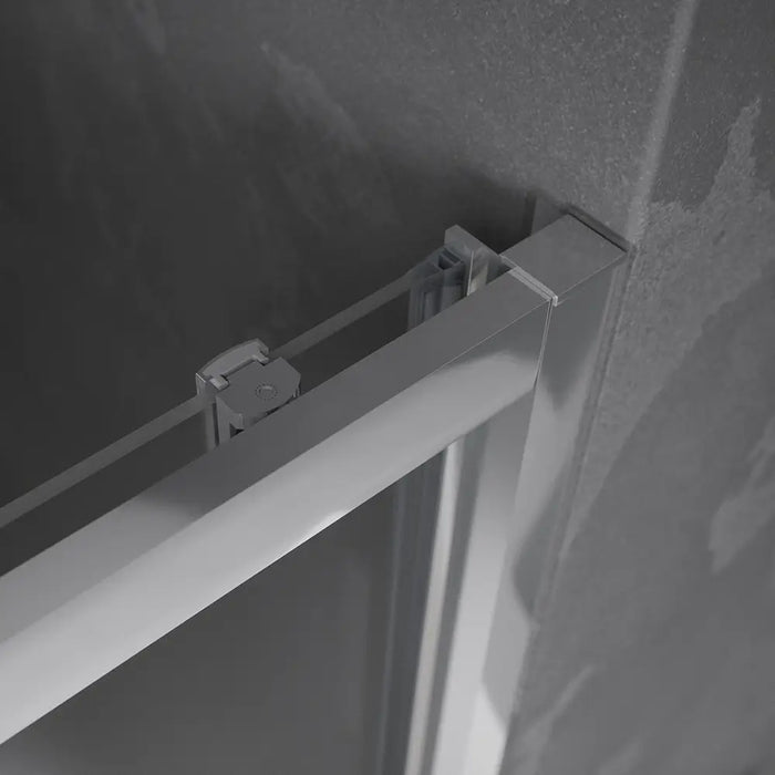 Nicchia doccia 140 cm reversibile scorrevole vetro 6 mm opaco h 198 | Tahiti