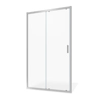 Nicchia doccia 140 cm reversibile scorrevole vetro 6 mm opaco h 198 | Tahiti