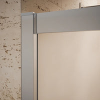 Nicchia doccia 140cm scorrevole vetro 6 mm stampato h185 | Tonga