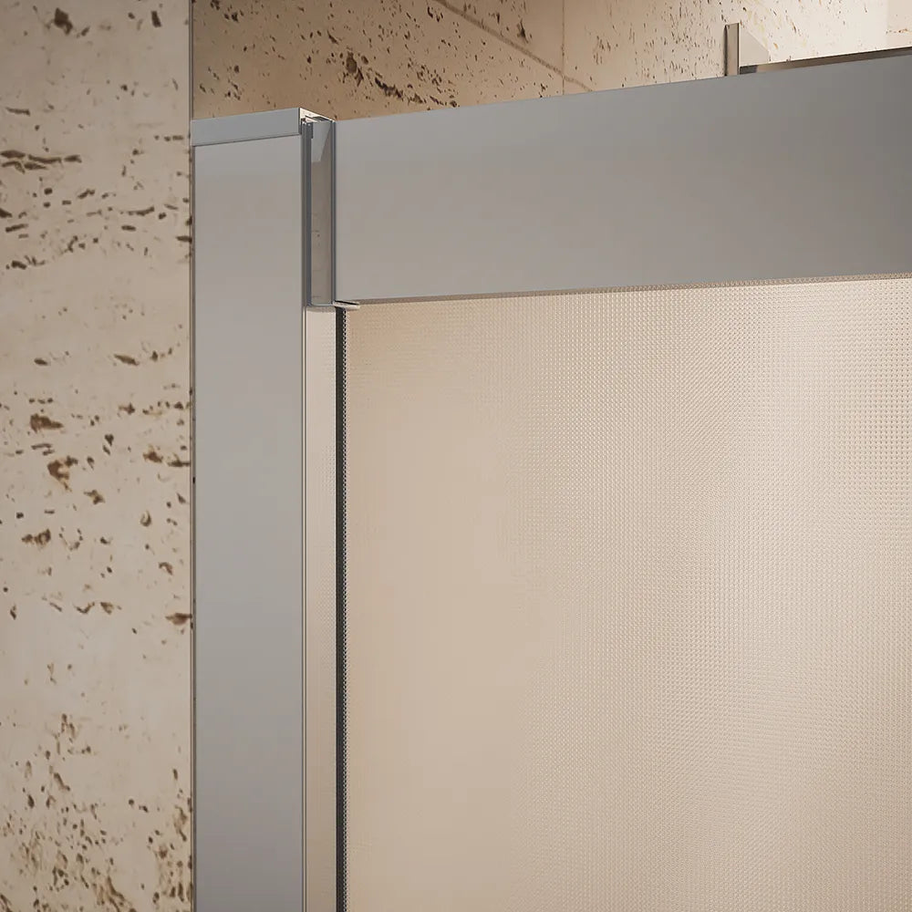 Nicchia doccia 120cm scorrevole vetro 6 mm stampato h185 | Tonga