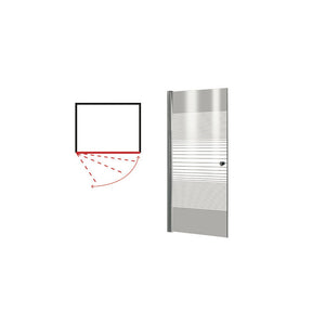 Porta doccia PVC Peonia 80×190 cm trasparente resistente – Brixo