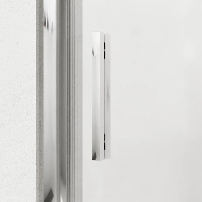 Porta doccia 120cm profili slim cromati vetro 6mm opaco h190 | Portofino