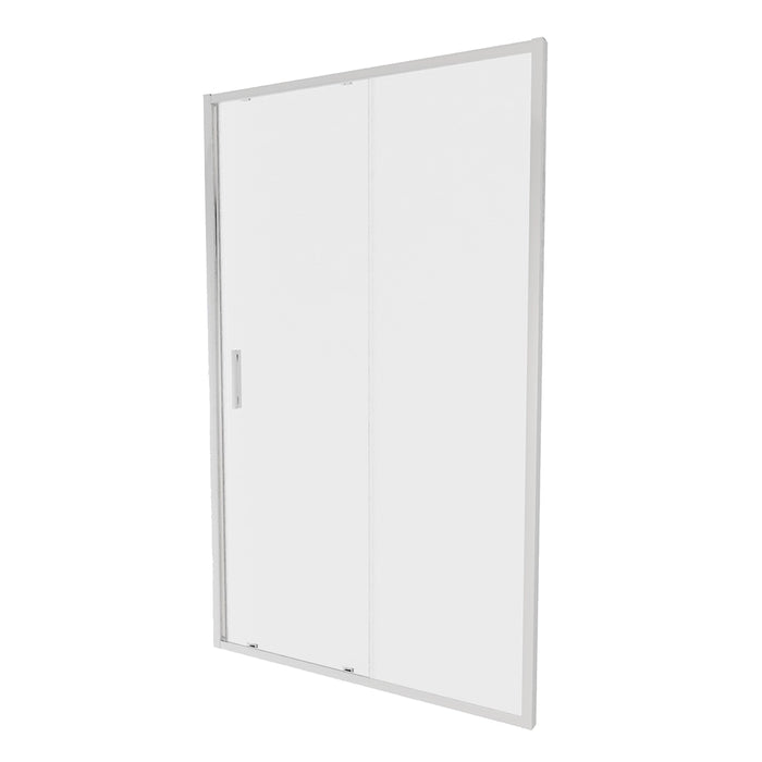 Porta doccia 120cm profili slim cromati vetro 6mm opaco h190 | Portofino
