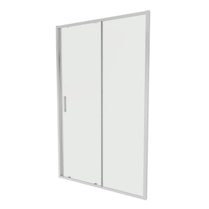 Porta doccia 120cm profili slim cromati vetro 6mm trasparente h190 | Portofino