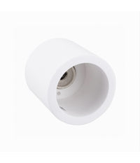 Porta Faretto Applique Da Soffitto In Gesso Verniciabile Cilindro Gu10 Gs-c140-t         