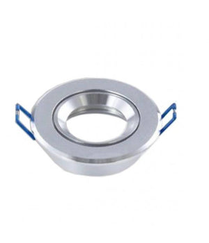 Porta Faretto Da Incasso Attacco Gu10 Ip20 72mm Cornice Portafaretto Tondo P17         