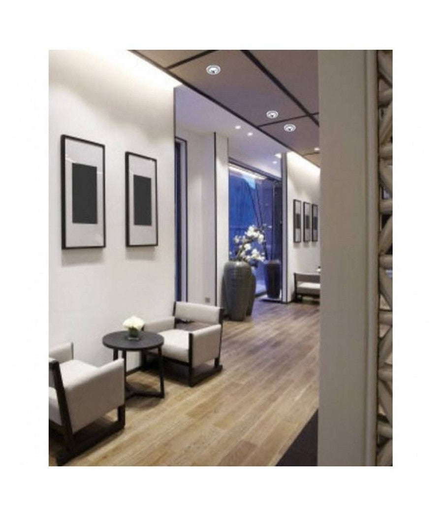 Porta Faretto Da Incasso Attacco Gu10 Ip20 72mm Cornice Portafaretto Tondo P17         