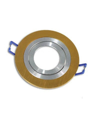 Porta Faretto Da Incasso Per Faretto Rotondo Acciaio Orientabile Portalampada P2         