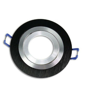 Porta Faretto Da Incasso Per Faretto Rotondo Acciaio Orientabile Portalampada P2         