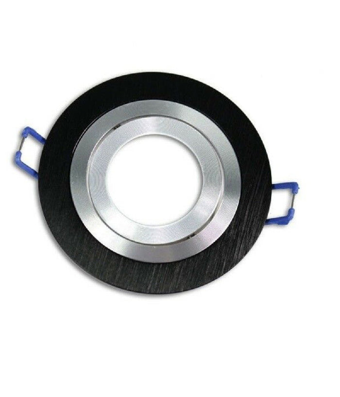 Porta Faretto Da Incasso Per Faretto Rotondo Acciaio Orientabile Portalampada P2         