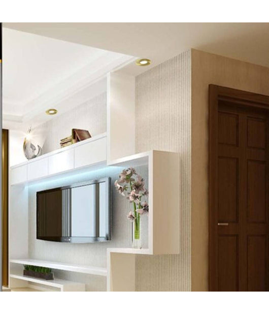 Porta Faretto Da Incasso Tondo Supporto Faretti Portafaretto Controsoffitto P12  Oro       