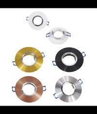 Porta Faretto Da Incasso Tondo Supporto Per Faretti Luci Portafaretto Rotondo P7         