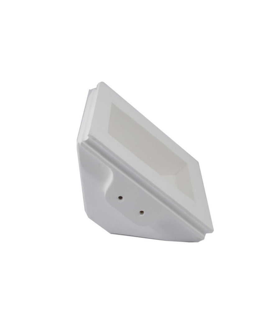 Porta Faretto Gesso Incasso Scomparsa 12x12cm Quadrato Led Luci Controsoffitto         