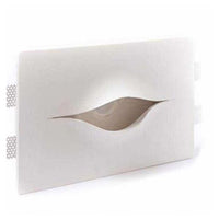 Trade Shop - Porta Faretto Gu10 A Incasso In Gesso Occhio Osiride Verniciabile A Scomparsa Csf 150         