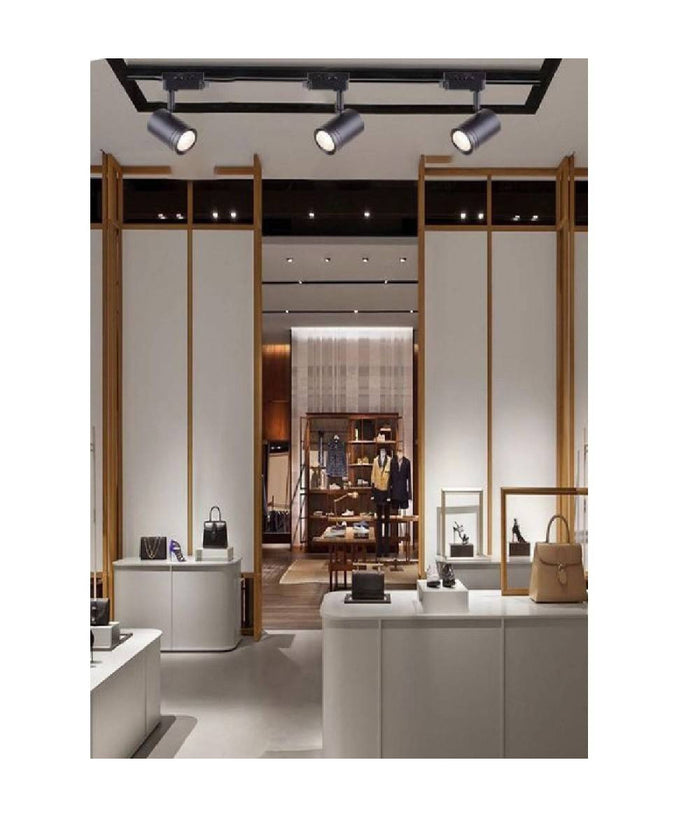 Porta Faretto Gu10 Per Binario Faro Proiettore Per Soffitto Orientabile P26-gu10         