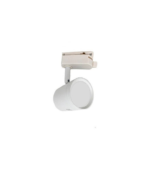 Porta Faretto Gu10 Per Binario Faro Proiettore Per Soffitto Orientabile P26-gu10  Bianco       