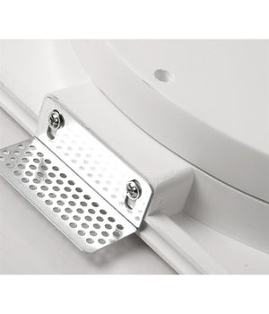 Porta Faretto In Gesso A Scomparsa 3 Led Fori Da Incasso Soffitto Verniciabile         