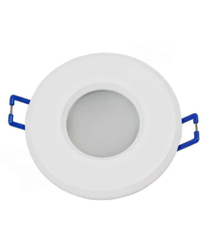 Porta Faretto Incasso Per Doccia Impermeabile Ip44 Supporto Faretti Gu10 Luci P4  Bianco       