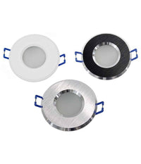 Porta Faretto Incasso Per Doccia Impermeabile Ip44 Supporto Faretti Gu10 Luci P4         