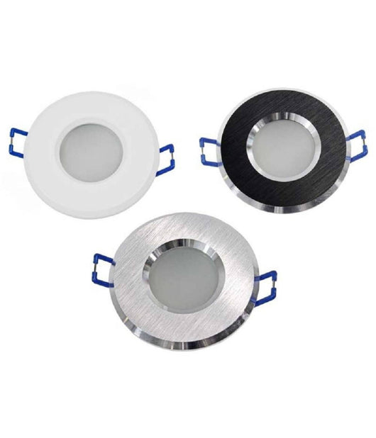 Porta Faretto Incasso Per Doccia Impermeabile Ip44 Supporto Faretti Gu10 Luci P4         