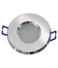 Porta Faretto Incasso Per Doccia Impermeabile Ip44 Supporto Faretti Gu10 Luci P4  Grigio       