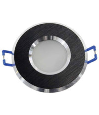 Porta Faretto Incasso Per Doccia Impermeabile Ip44 Supporto Faretti Gu10 Luci P4  Nero       