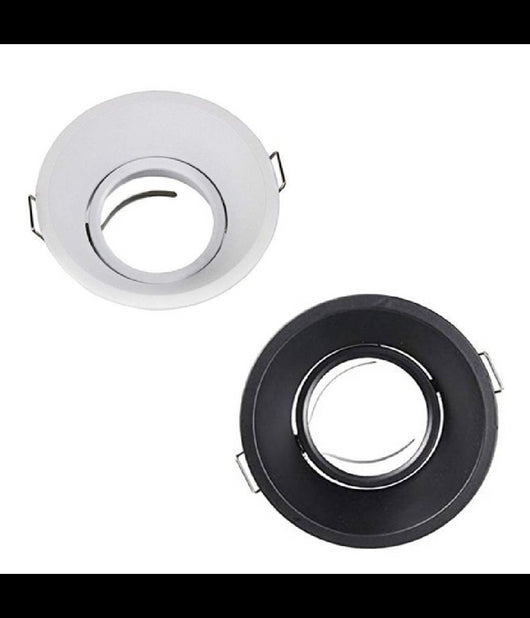 Porta Faretto Incasso Per Faretto Tondo Gu10 Orientabile Per Controsoffitto P13         