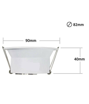 Porta Faretto Incasso Per Faretto Tondo Gu10 Orientabile Per Controsoffitto P13         