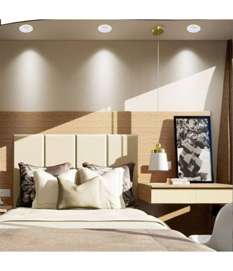 Porta Faretto Incasso Per Faretto Tondo Gu10 Orientabile Per Controsoffitto P13         