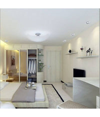 Porta Faretto Incasso Per Faretto Tondo Vetro Bianco Venature Oro Argento P15  Argento       