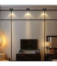 Porta Faretto Incasso Supporto Faretto Orientabile Quadrato Gu10 Foro 82 Mm P14  Nero       