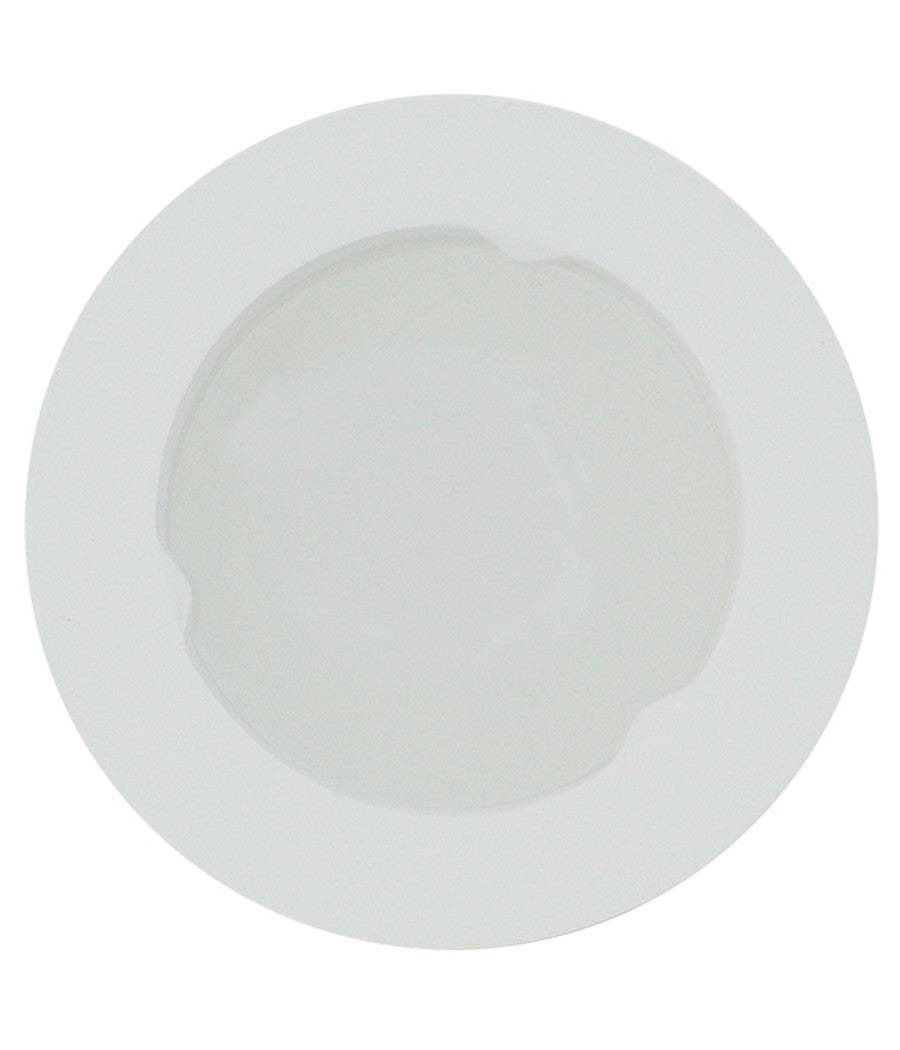 Porta Faretto Incasso Vetro Gesso Rotondo Scomparsa Supporto Lampada Led Alogena         