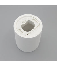 Porta Faretto Lampada Soffitto Gu10 Cilindro Gesso H110mm Verniciabile Gs-c110-t         