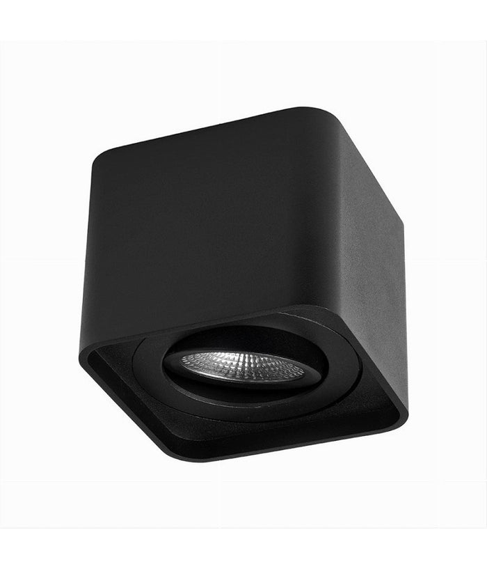 Porta Faretto Orientabile Da Soffitto Nero Per Faretto Gu10 / Gu5.3 P34-gu10-n1         