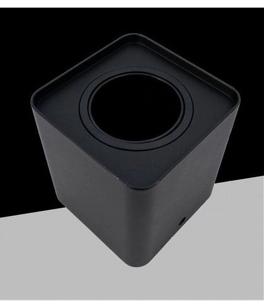 Porta Faretto Orientabile Da Soffitto Nero Per Faretto Gu10 / Gu5.3 P34-gu10-n1         