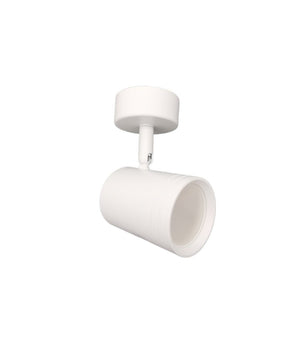 Porta Faretto Proiettore Orientabile Da Soffitto Parete A Cilindro Gu10 P28-gu10  Bianco       