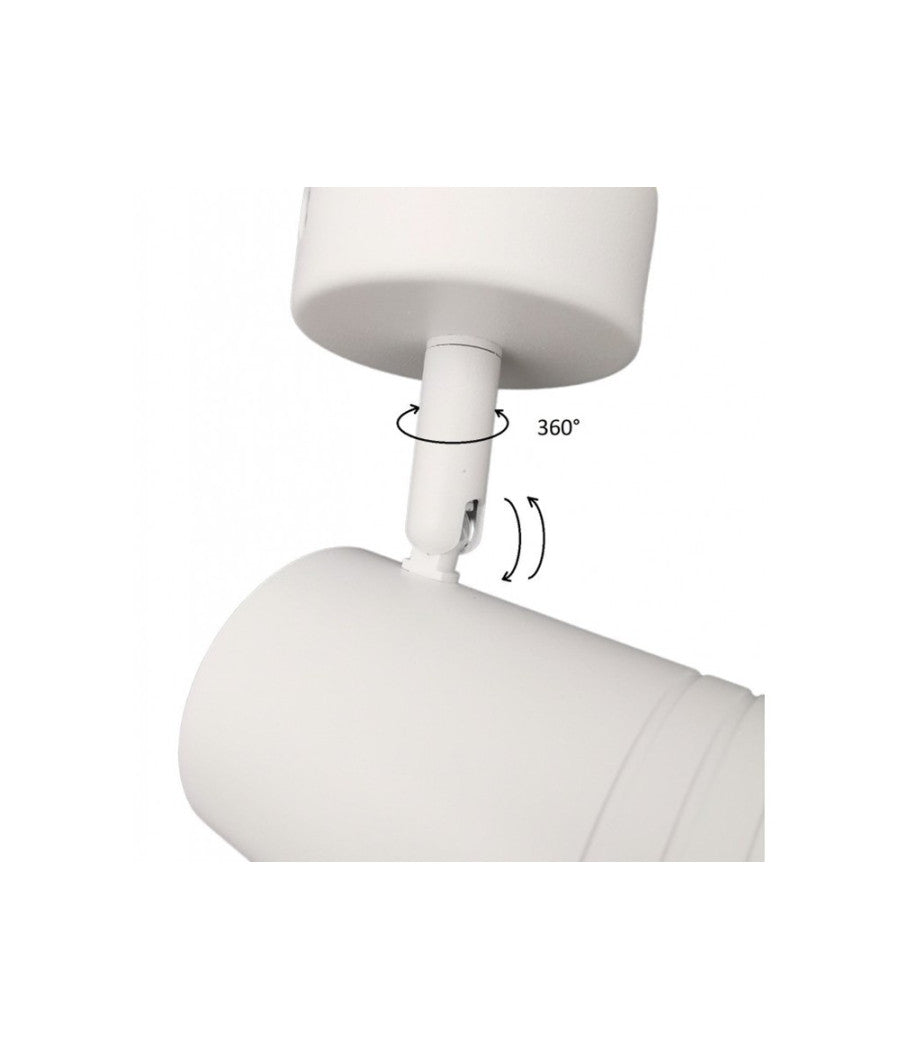 Porta Faretto Proiettore Orientabile Da Soffitto Parete A Cilindro Gu10 P28-gu10         