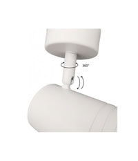 Porta Faretto Proiettore Orientabile Da Soffitto Parete A Cilindro Gu10 P28-gu10         