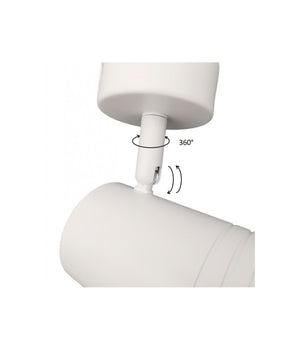 Porta Faretto Proiettore Orientabile Da Soffitto Parete A Cilindro Gu10 P28-gu10         