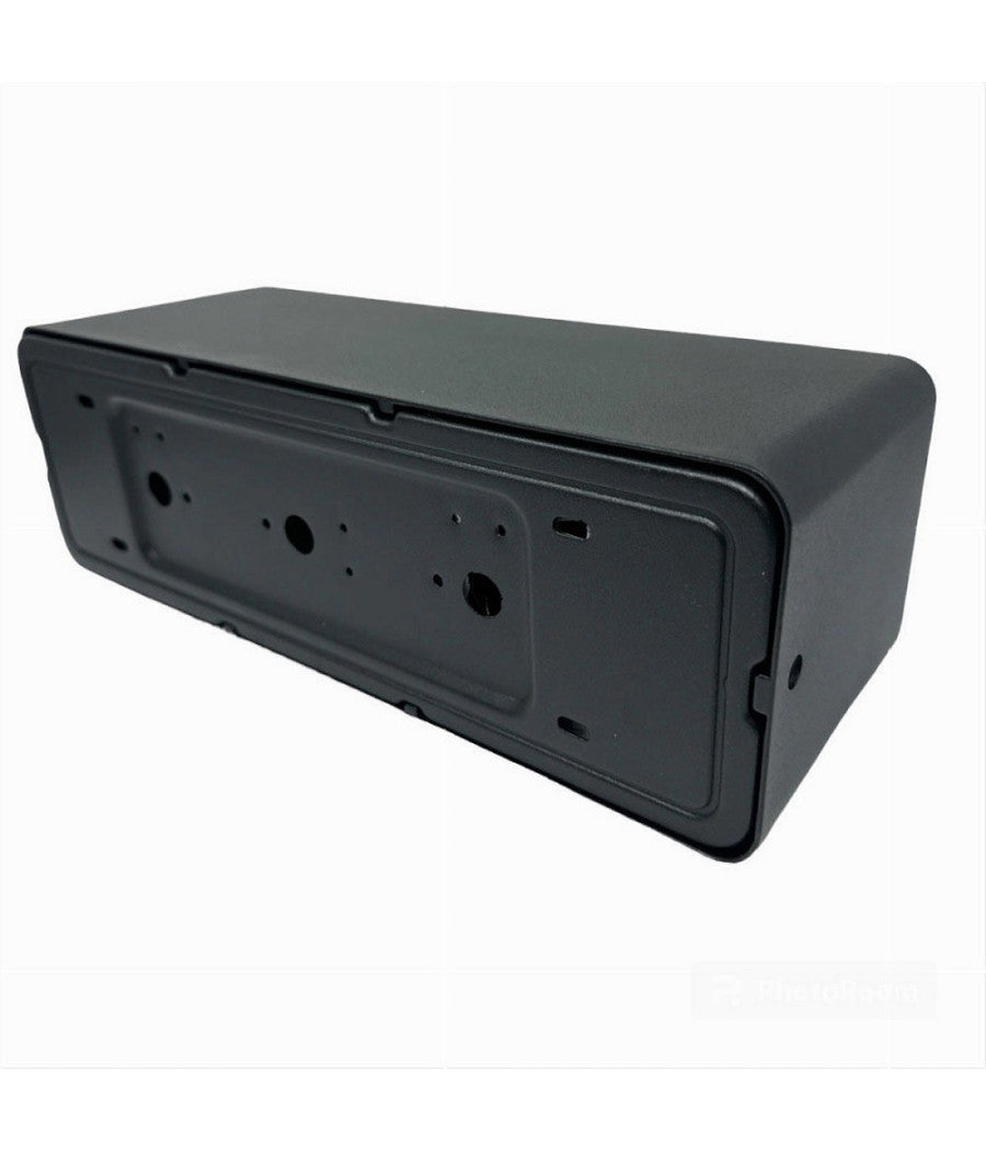Porta Faretto Triplo Orientabile Da Soffitto Nero Per Faretto Gu10 Gu5.3 P34-n3         