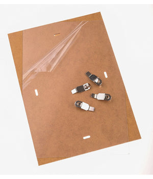 Porta Foto 15x20 Con Clip Fix Intercambiabile A Giorno Plexiglass Senza Cornice         